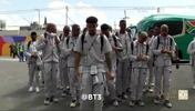 跳起舞来!南非队抵达阿兹特克球场